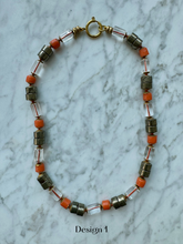 Load image into Gallery viewer, The Tangerine Twine necklace
