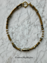 Load image into Gallery viewer, The Silver Insights &amp; Golden Highlights Necklace
